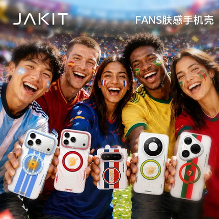 JAKIT捷客特FANS适用华为Mate80ProMax手机壳Mate磁吸80Pro防摔世界杯80pm肤感防指纹全包运动创意保护套