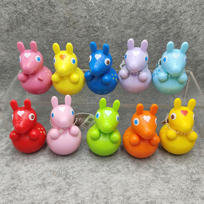 跳跳马不倒翁玩偶公仔