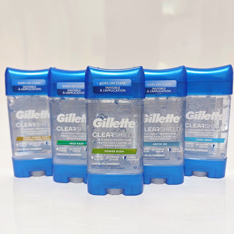 现货加拿大Gillette吉列止汗膏男士香体膏止汗露快干啫喱108g一支