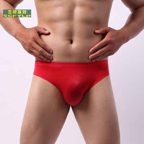 冰丝男士三角裤生根发芽新款夜店