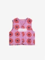 Bc Light Purple Snowflake Printed Quilted Vest (Ready in Stock)