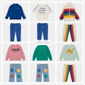 西班牙BC同款 外套牛仔裤 2020SS儿童风衣运动裤 男女宝宝春夏装