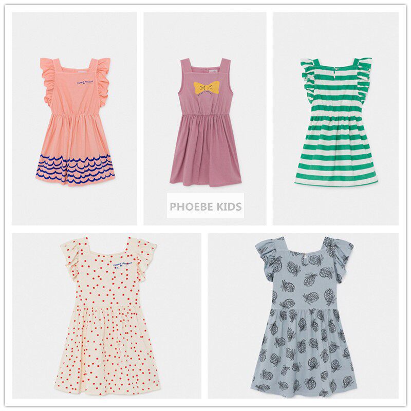 西班牙BC同款2020ss飞袖连衣裙