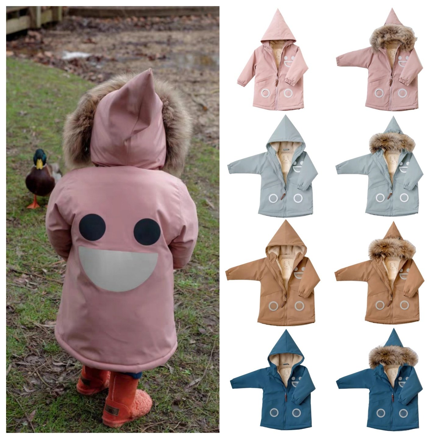 25秋冬现货儿童BO同款精灵帽羊羔绒保暖加厚棉服外套宝宝防水棉衣,童装/婴儿装/亲子装,棉袄/棉服,淘宝优惠券,粉丝福利购,淘宝优惠卷