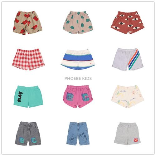 BC儿童洋气纯棉印花短裤