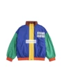 Bc Blue and Green Color Block English Windbreaker (Unlined)
