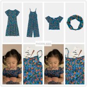 印花上衣儿童连衣裙连体裤 西班牙BC同款 2020SS女宝宝春夏短款