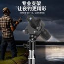 摄影打光手电筒支架发丝灯直播三脚架补光灯夜钓灯夹头落地支架