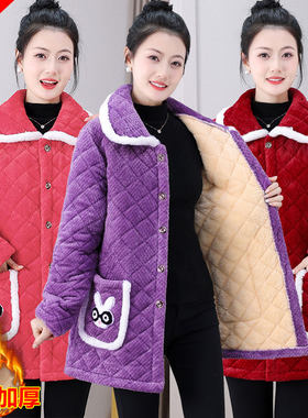 冬季棉服百搭耐脏洋气罩衣女棉袄