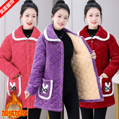冬季棉服百搭耐脏洋气罩衣女棉袄