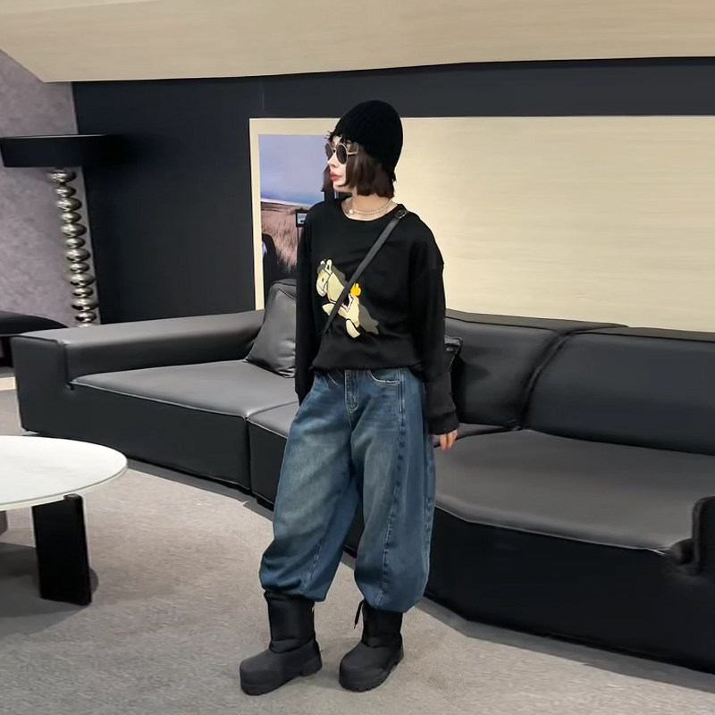 胖妹妹卡通图案圆领卫衣宽松遮肚子2026新年款本命年洋气长袖上衣,女装/女士精品,大码内搭,淘宝优惠券,粉丝福利购,淘宝优惠卷