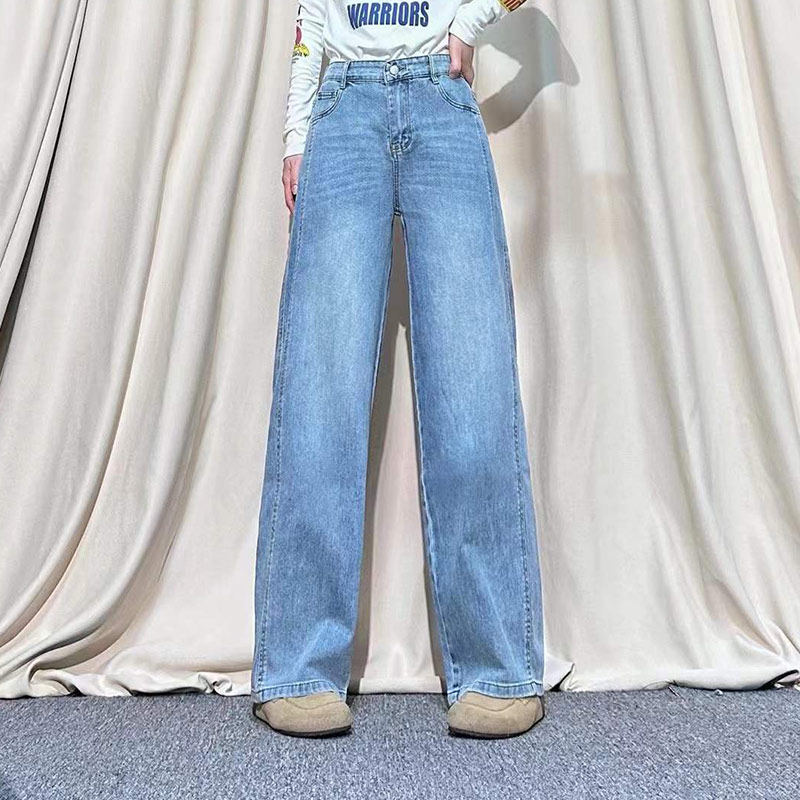 大码女装阔腿弯刀牛仔长裤宽松遮胯大码女装韩版减龄显瘦休闲裤子,女装/女士精品,大码裤装,淘宝优惠券,粉丝福利购,淘宝优惠卷