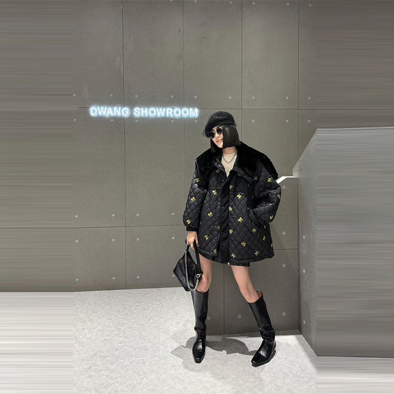 大码女装毛毛披肩领收腰抽绳满身蝴蝶结棉服胖MM韩版小众设计外套,女装/女士精品,大码棉服,淘宝优惠券,粉丝福利购,淘宝优惠卷