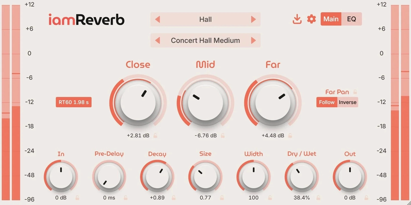 iamReverb iamReverb 真实空间卷积混响插件图片