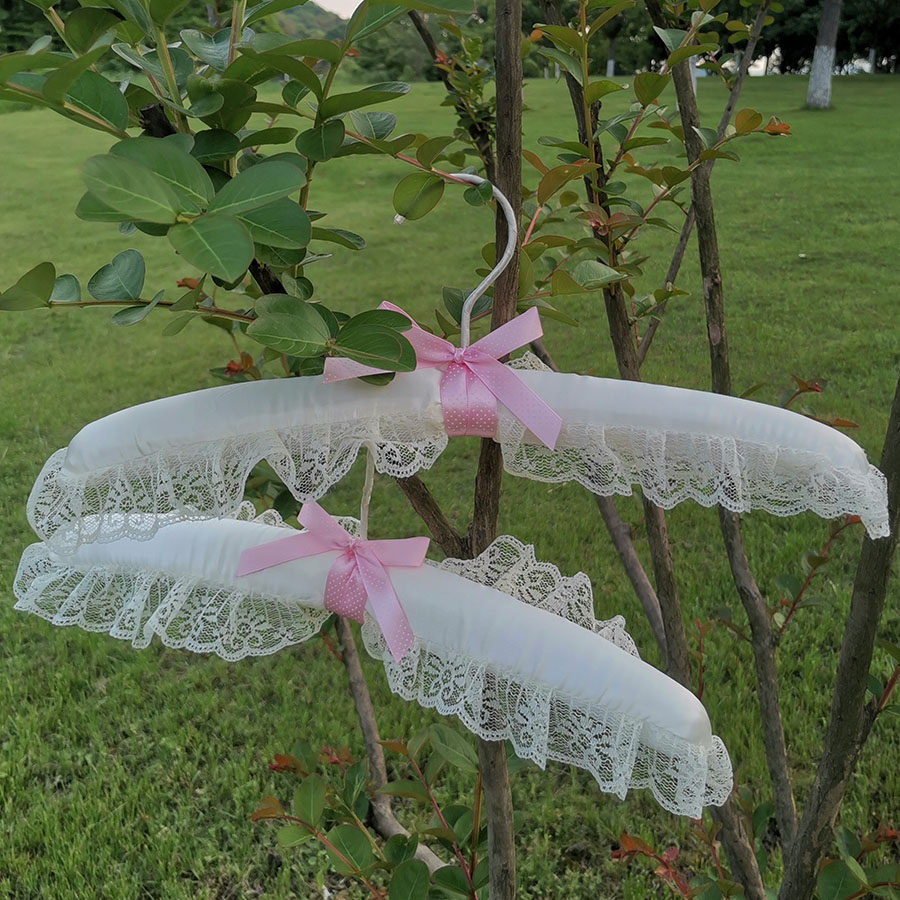 东方洛丽塔无痕衣架婚纱蕾丝布艺