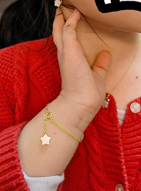 Kayla儿童进口14K包金定制手链