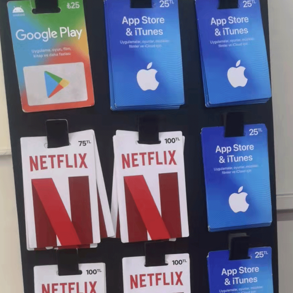 itune礼品卡土耳其100tl里拉 gift card 水果卡实体店购入