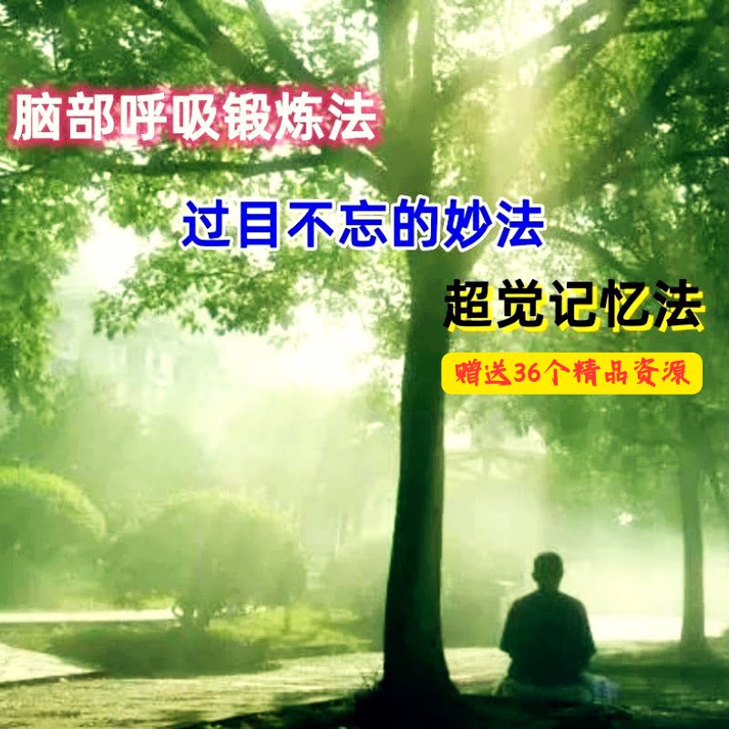 过目不忘修炼记忆力脑部呼吸锻炼法改造大脑健身气功养生训练方法