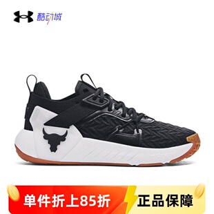 安德玛UA Project Rock强森6男子健身稳定支撑运动训练鞋3026534