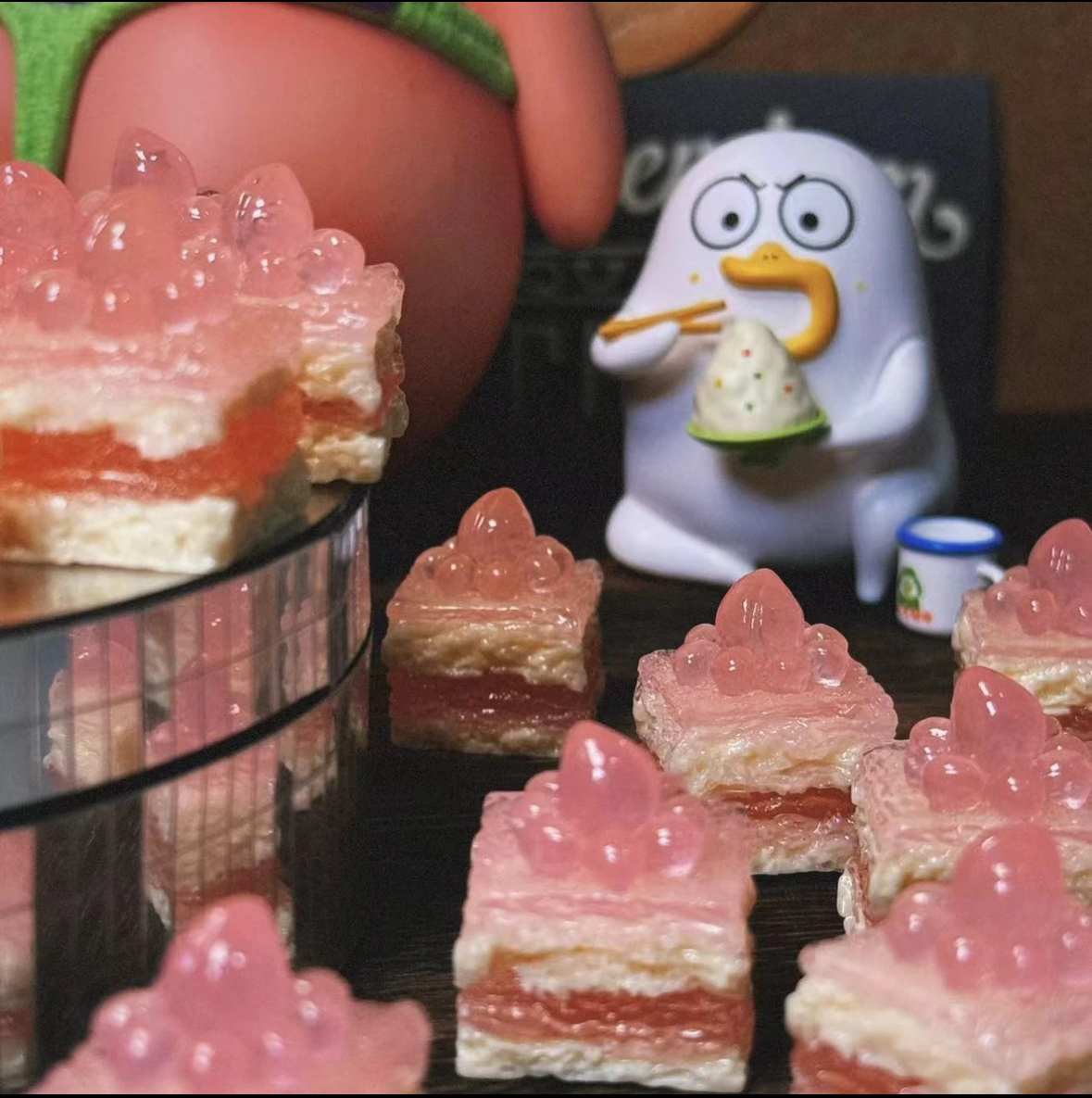 thumbnail for Customized food toys cartoon simulation resin accessories food toys miniature accessories decoration cream glue hands