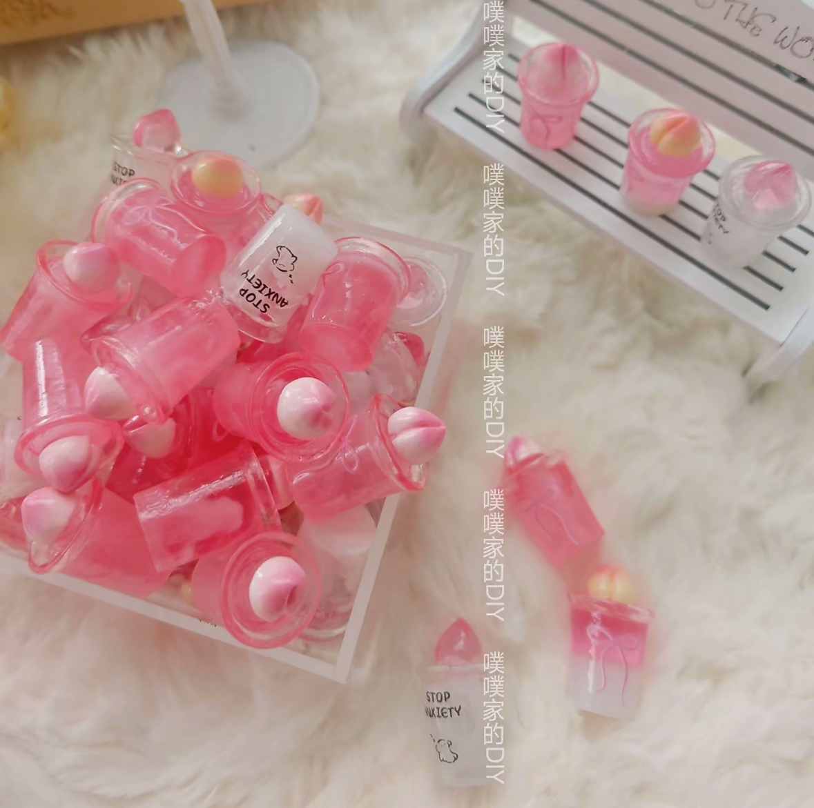 thumbnail for In March, each custom food and play collection Cartoon simulation resin accessories Food play miniature accessories are inedible