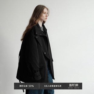 Chic不规则设计可脱卸两件套棉服外套 Veega 5折