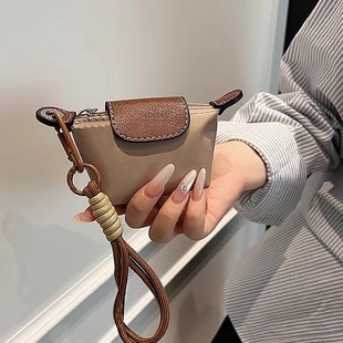 小众设计迷你饺子包2026新款收纳零钱口红耳机包钥匙扣礼物挂件包