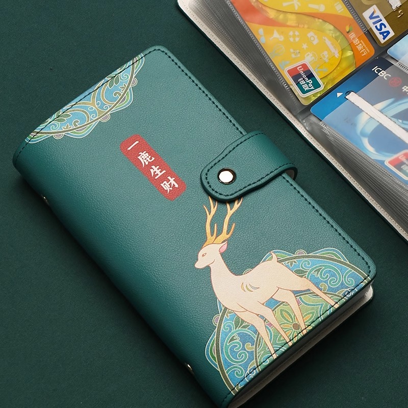 卡包男款2025新款女式大容量卡位多银行卡片包名片夹收集册收纳包