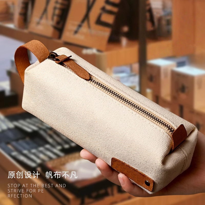 简约笔袋女生设计感小众2025新款高颜值文具盒高中生铅笔盒文具袋