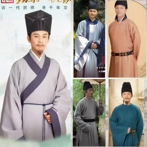 唐朝宋朝男诗人书生百姓郎中李白杜甫韩愈苏轼王安石苏东坡演出服