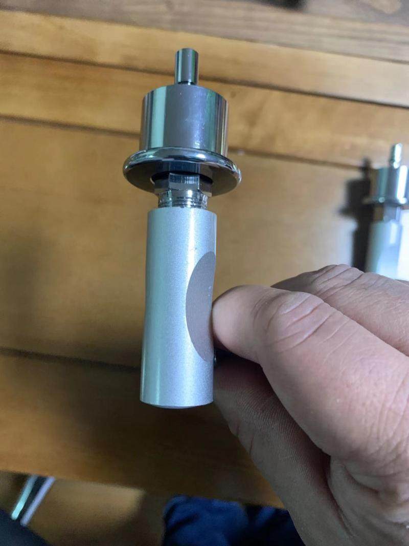 中心供氧l型德标氧气接头负压空气呼吸机麻醉伊路氧气宝塔接软管