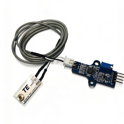 PVDF压电薄膜传感器 压电振动传感器  电荷放大 ADC采集模块 热卖