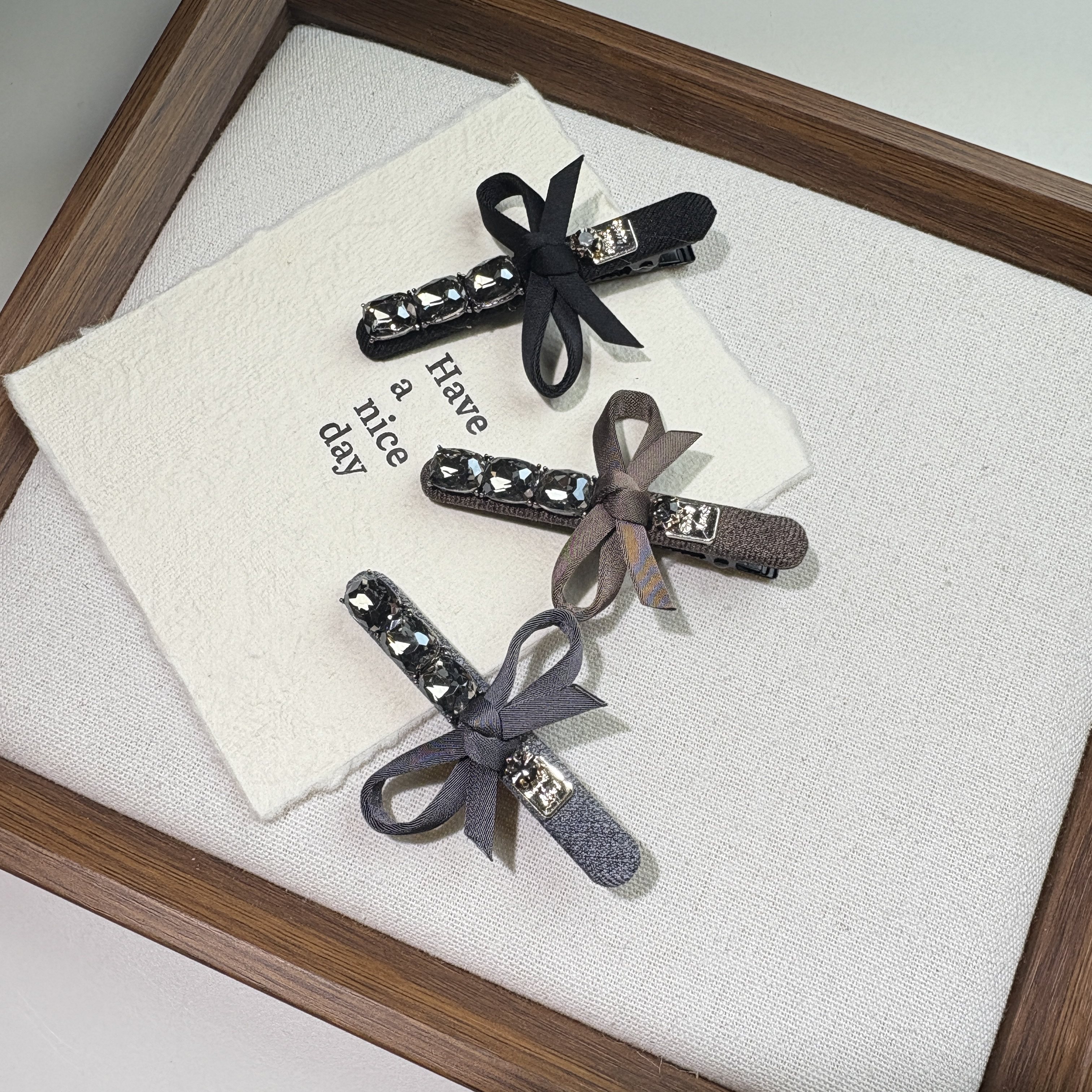 韩系高级感轻奢水钻蝴蝶结侧边刘海发夹ins风后脑勺碎发夹鸭嘴夹,饰品/流行首饰/时尚饰品新,发饰,淘宝优惠券,粉丝福利购,淘宝优惠卷