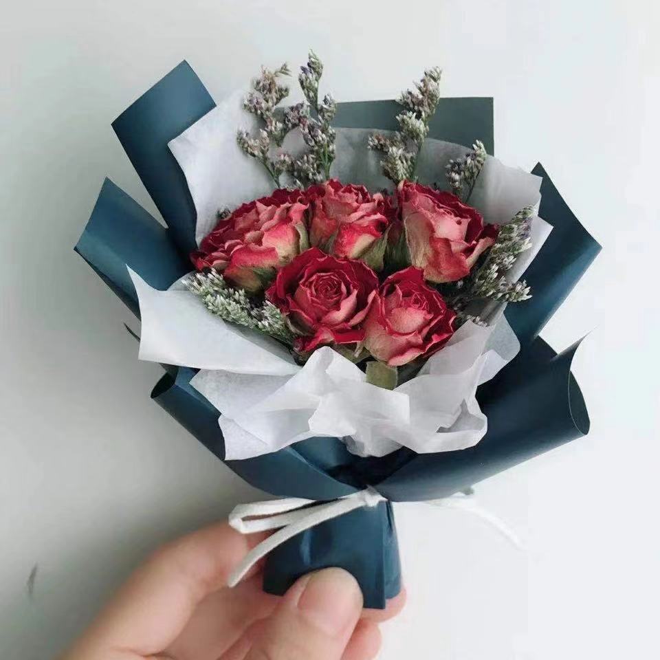 一生一世惊艳玫瑰干花束姐妹婚庆