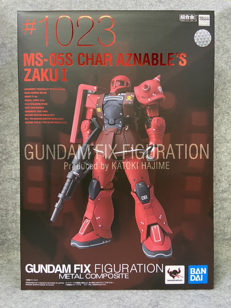 现货 万代 FIX GFFMC合金 红渣古 红扎 扎古1 zaku 夏亚专用机