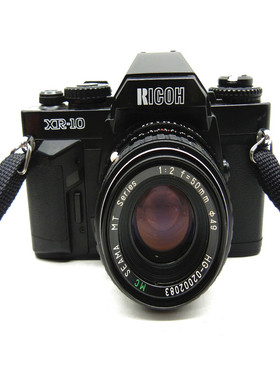 ricoh理光xr-10胶卷单反照相机kr-5III老式复古胶片机收藏使用