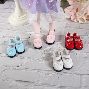 胖体娃娃鞋 子手工皮鞋 子 DBS小布娃娃6分bjd娃娃鞋 ICY