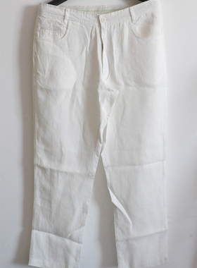 汉麻时代夏男女同款纯麻料休闲裤吸汗抑菌透气长裤防晒时尚休闲