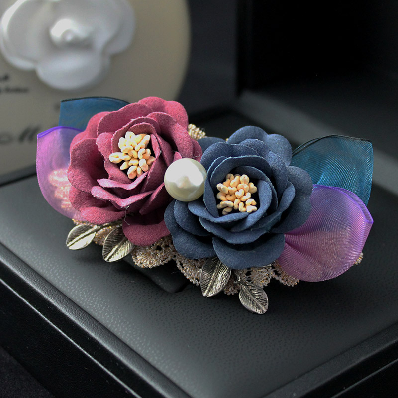 日韩蝴蝶结优雅发夹百搭发饰简约头饰淑女头花成人饰品顶夹马尾夹