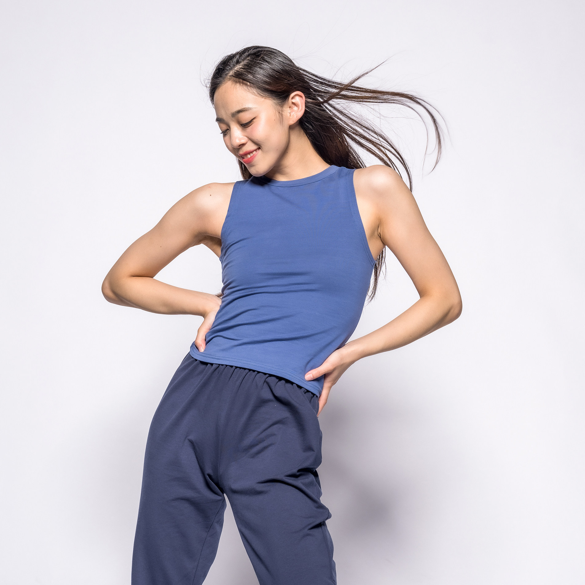 涂一RE227丨现代舞蹈练功服背心女紧身纯色全棉款芭蕾基训艺考服