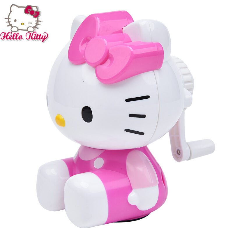 Hello Kitty凯蒂猫儿童手摇削笔器转笔刀 女孩卷笔刀小学生用女童