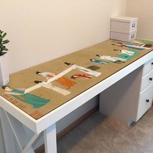 簪花仕女史箴图赤壁观鹅捣练图国画环保橡胶书桌垫台垫超长鼠标垫