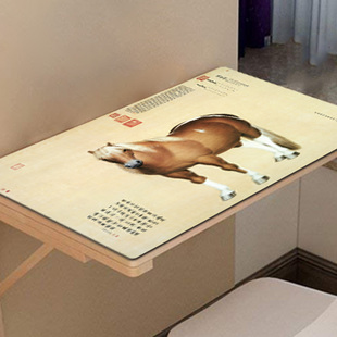 郎世宁十骏图雪点雕自在驹狮子玉骏马工笔国画访滑办公学习课桌垫
