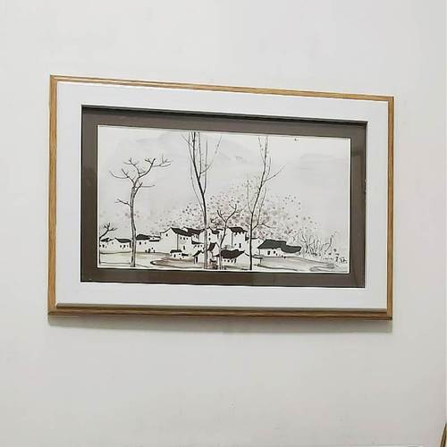 高清微喷纯棉油画布橙湖精品定制