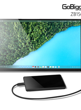 GoBigger15.6寸4K显示器ZB156UTF便携触摸NSswitch PS4Pro xbox屏