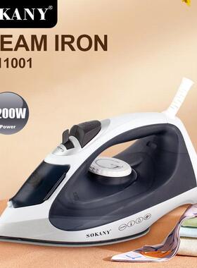 跨境SOKANY11001电熨斗蒸汽喷雾熨烫机陶瓷底板熨斗STEAM IRON
