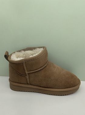 亮点女人85853专柜鞋2025冬季时尚百搭厚底雪地靴女加绒保暖短靴