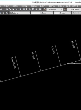 CAD插件里程桩lisp线道路公路插件 绘图辅助工具 自动生成编号