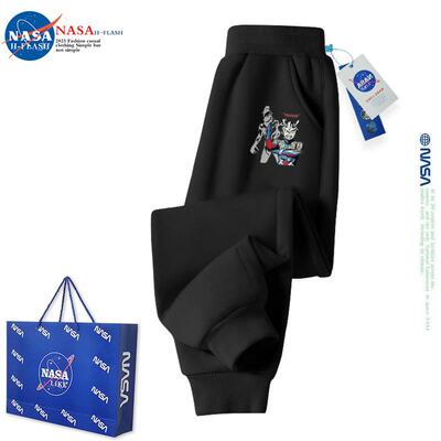 NASA联名裤子男童奥特曼运动裤秋