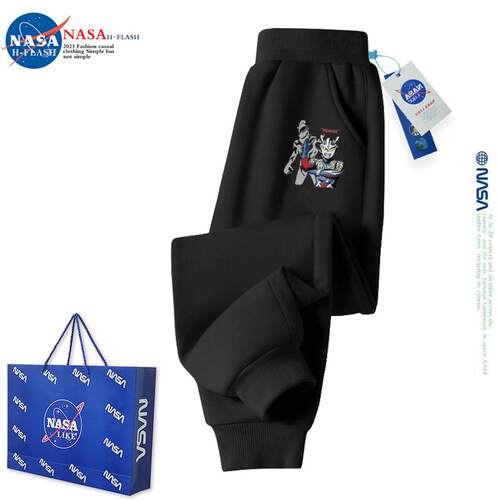 NASA联名裤子男童奥特曼运动裤秋